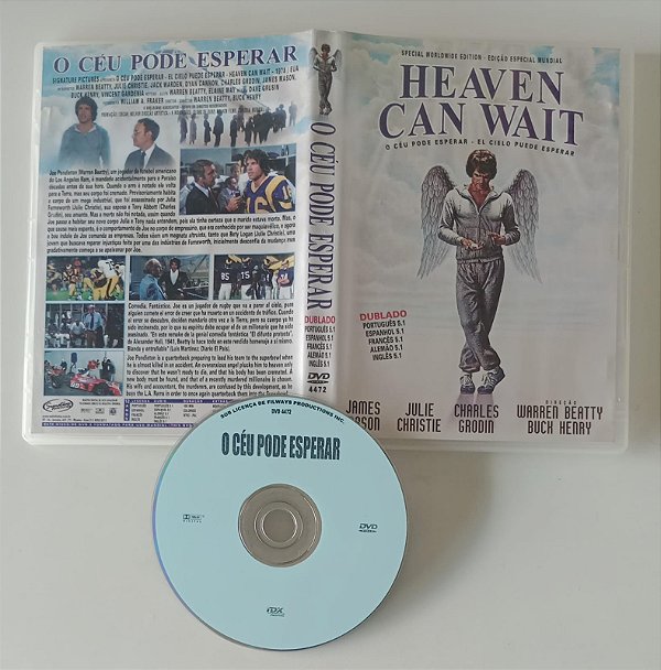 Dvd o Céu Pode Esperar ( Heaven Can Wait ) Editora [seminovo]