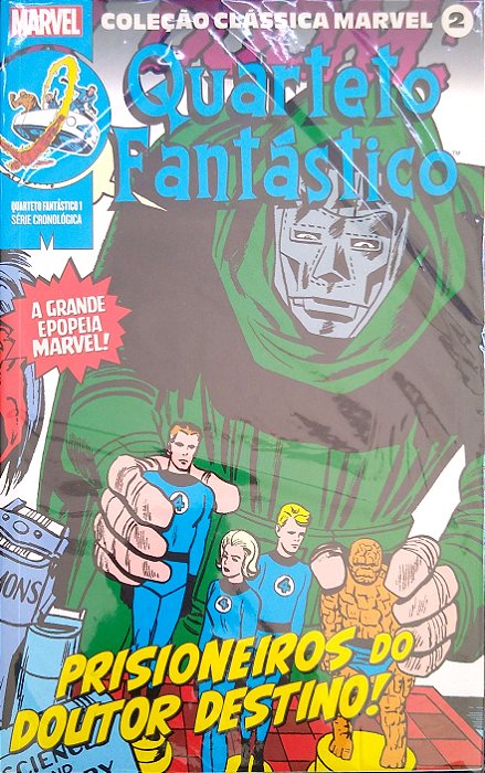 Gibi Coleção Clássica Marvel #2 - Quarteto Fantástico Autor (2021) [seminovo]