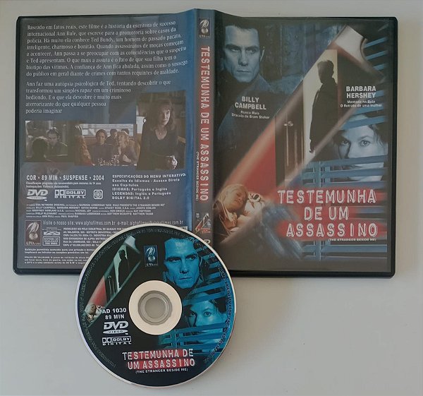 Dvd Testemunha de um Assassino Editora [seminovo]