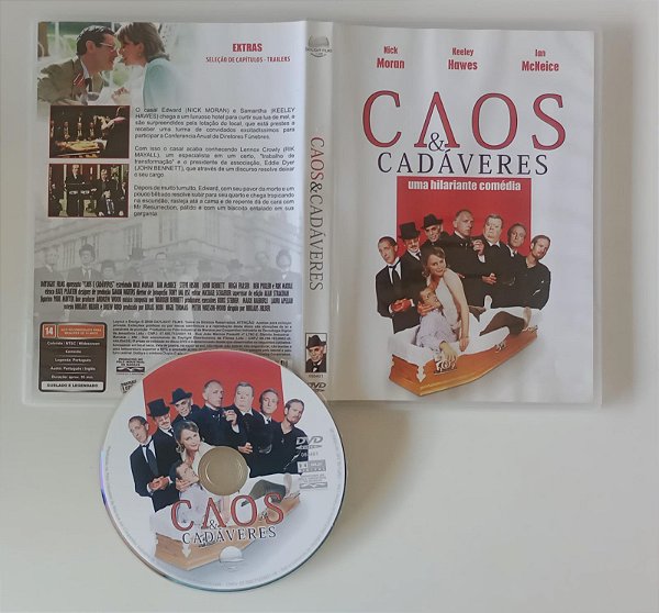 Dvd Caos e Cadáveres Editora (2008) [seminovo]