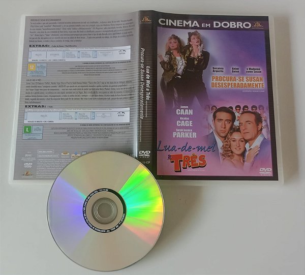 Dvd Lua-de-mel a Três / Procura-se Desesperadamente Editora (2006) [seminovo]