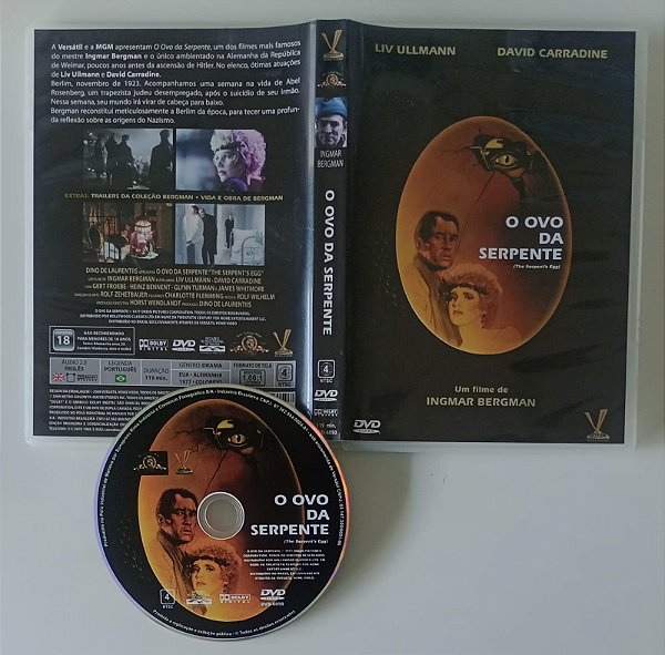 Dvd o Ovo da Serpente Editora (2009) [seminovo]