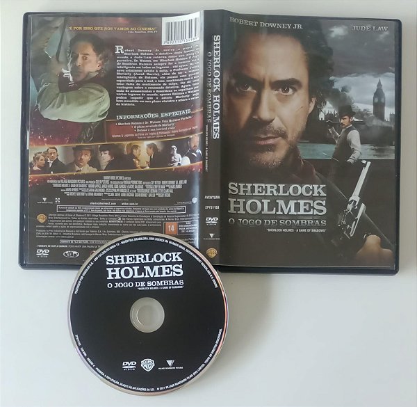 Dvd Sherlock Holmes 2 - o Jogo de Sombras Editora (2011) [seminovo]