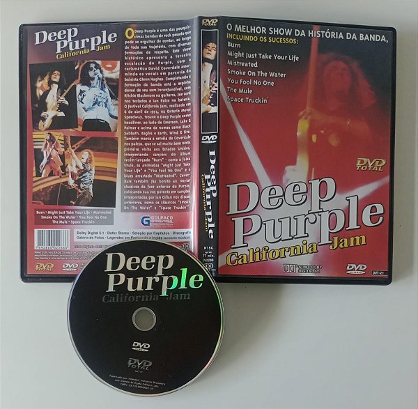 Dvd Deep Purple - California Jam Editora [usado]