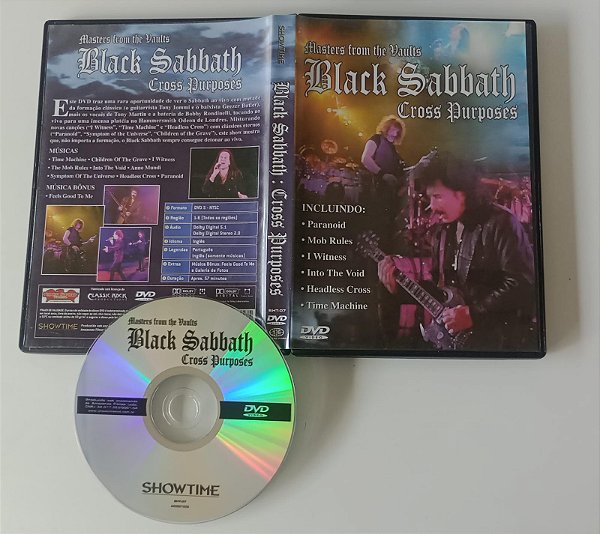 Dvd Black Sabbath - Cross Purposes Editora [seminovo]
