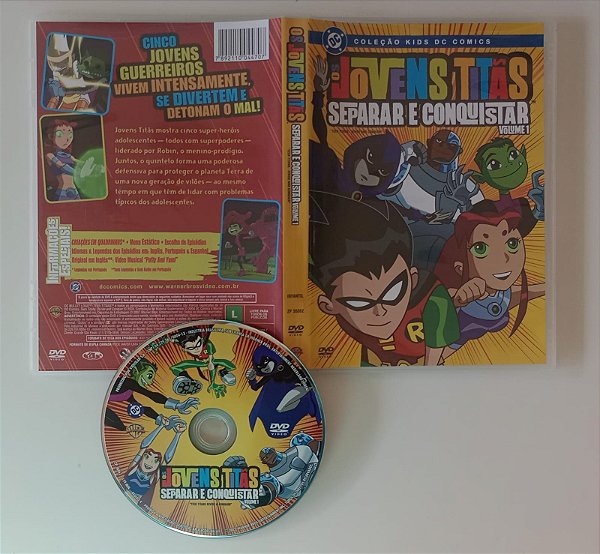 Dvd Jovens Titãs - Separar e Conquistar Editora (2007) [usado]