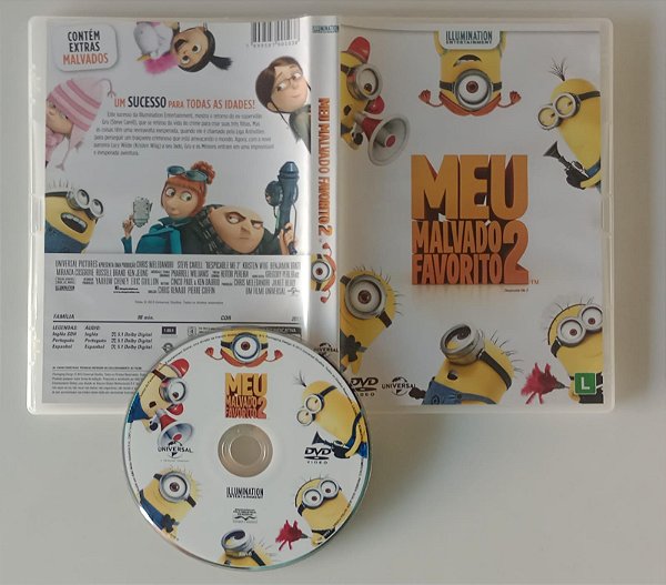 Dvd Meu Malvado Favorito 2 Editora (2013) [seminovo]