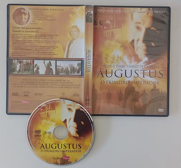 Dvd Augustus - o Primeiro Imperador Editora (2006) [seminovo]