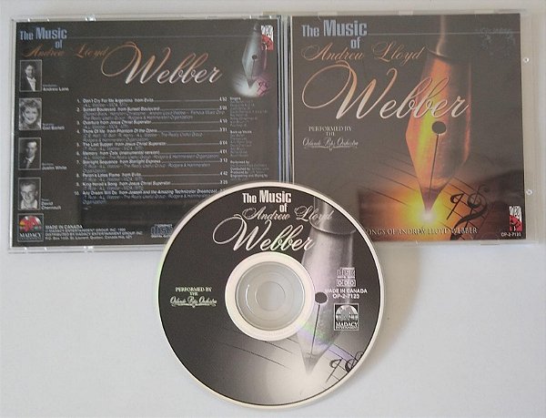 Cd The Music Of Andrew Lloyd Webber Interprete Orlando Pops Orchestra (1996) [usado]