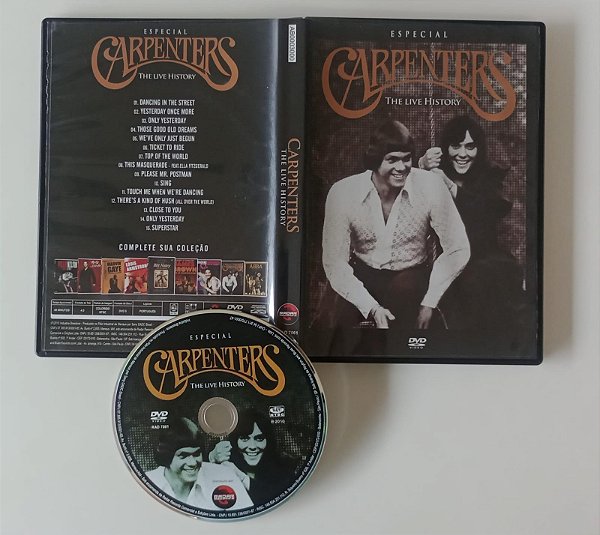 Dvd Carpenters - The Live History Editora (2010) [seminovo]