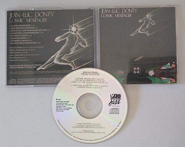 Cd Cosmic Messenger Interprete Jean-luc Ponty (1988) [seminovo]