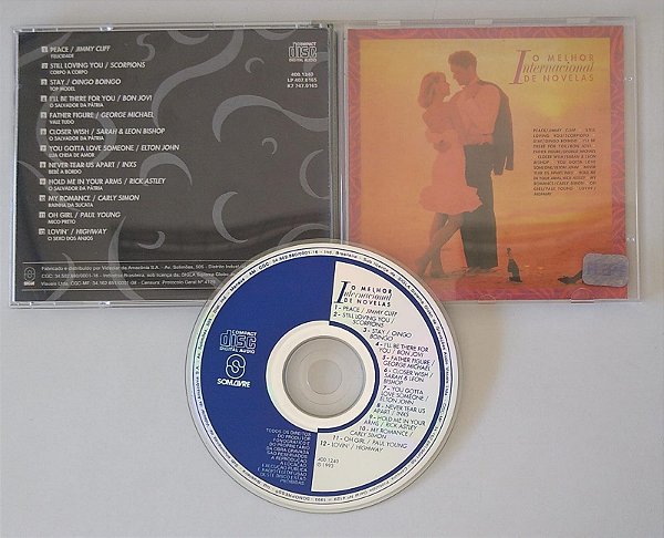Cd o Melhor Internacional de Novelas Interprete Vários Autores (1993) [usado]