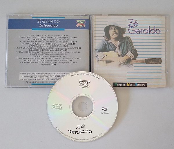 Cd Memória da Música Brasileira Interprete Zé Geraldo (1992) [usado]
