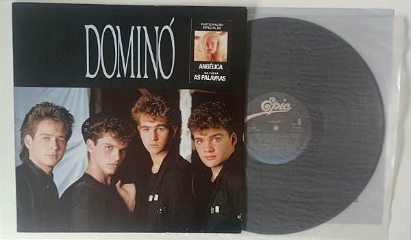 Disco de Vinil Álbum 1988 - Lp Interprete Dominó e Angélica (1988) [usado]