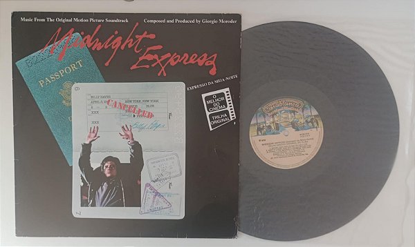Disco de Vinil Midnight Express - Lp 1979 Interprete Vários Artistas (1979) [usado]