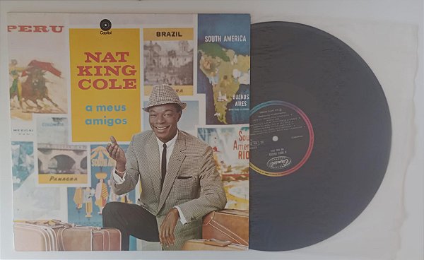 Disco de Vinil a Meus Amigos - Lp 1985 Interprete Nat King Cole (1985) [usado]