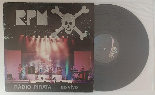 Disco de Vinil Rádio Pirata ao Vivo - Lp 1986 Interprete Rpm (1986) [usado]