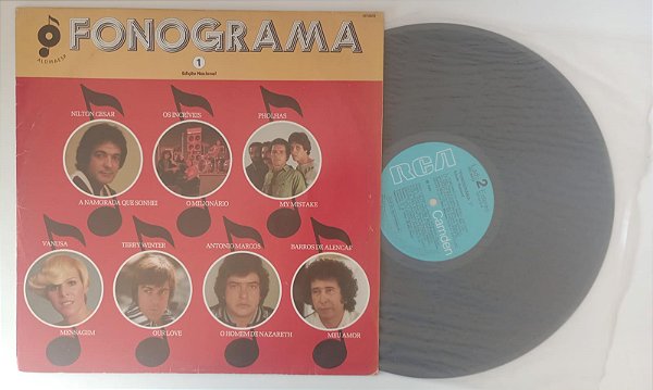 Disco de Vinil Fonograma 1 Coletânea Nacional - Lp 1982 Interprete Vários Artistas (1982) [usado]