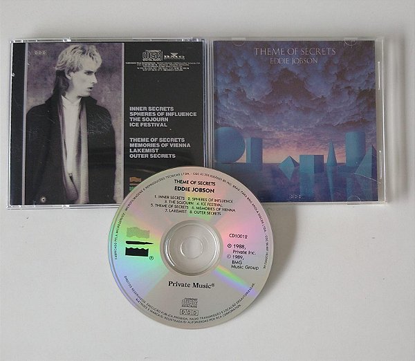 Cd Theme os Secrets Interprete Eddie Jobson (1988) [seminovo]