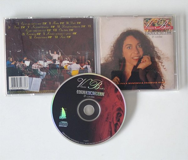 Cd Canções de Tom Jobim - Vãnia Bastos & Cordas Interprete Vãnia Bastos (1995) [seminovo]