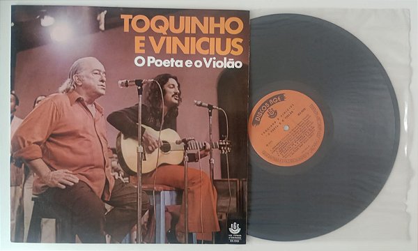 Disco de Vinil o Poeta e o Violão - Lp 1975 Interprete Toquinho e Vinicius (1975) [usado]
