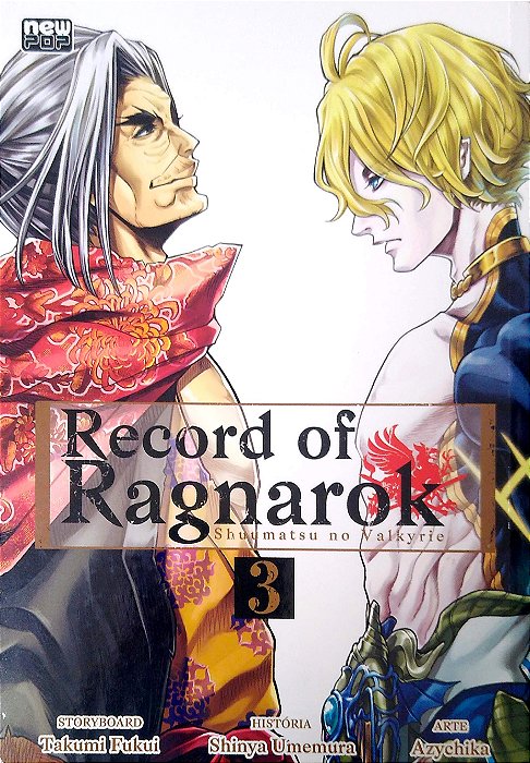 Gibi #3 Record Of Ragnarok (shuumatsu no Valkyrie) Autor Shinya Umemura (2022) [seminovo]