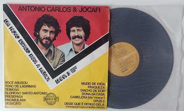 Disco de Vinil Linha 3 / Coletânea - Lp 1978 Interprete Antonio Carlos e Jocafi (1978) [usado]
