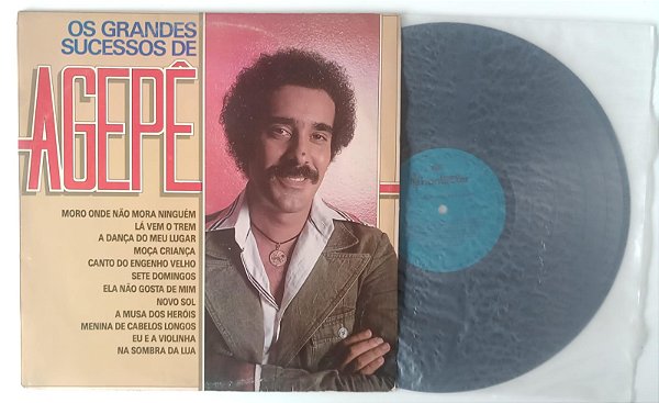 Disco de Vinil os Grandes Sucessos - Lp 1984 Interprete Agepê (1984) [usado]