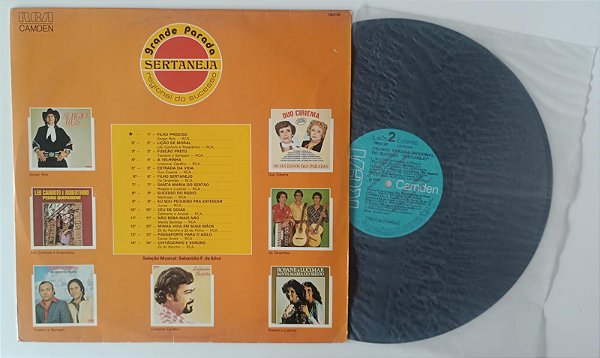 Disco de Vinil Grande Parada Sertaneja - Coletânea 1982 Lp Interprete Vários Artistas (1982) [usado]