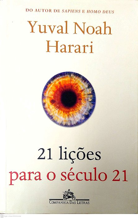 Livro 21 Lições para o Século 21 Autor Harari, Yuval Noah (2020) [usado]