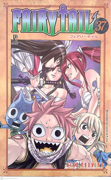 Gibi Fairy Tail #37 Autor Hiro Mashima (2014) [seminovo]