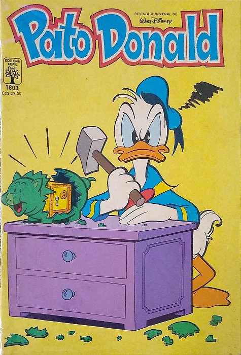 Gibi Pato Donald #1803 Autor (1988) [usado]