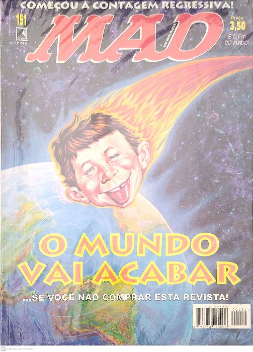 Revista Mad In Brazil #151 Autor (1999) [usado]