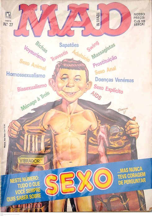 Revista Mad In Brazil #27 Autor (1987) [usado]