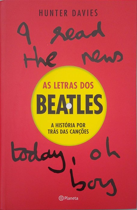 Livro as Letras do Beatles Autor Davies, Hunter (2016) [seminovo]