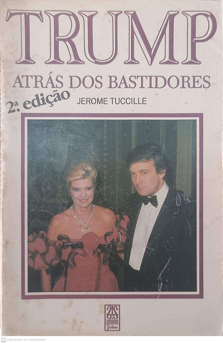 Livro Trump Atras dos Bastidores Autor Tuccille, Jerome (1989) [usado]