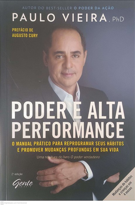 Livro Poder e Alta Performance Autor Vieira, Paulo (2017) [usado]