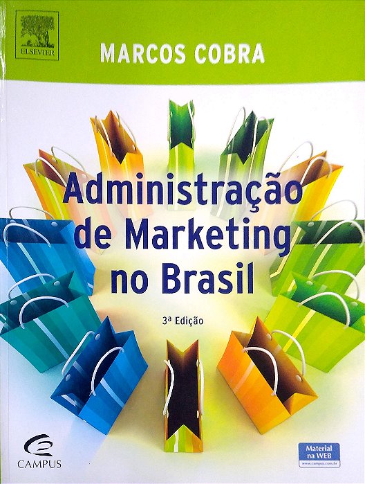 Livro Administração de Marketing no Brasil Autor Cobra, Marcos (2009) [usado]