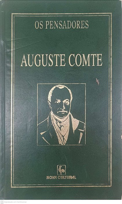 Livro Auguste Comte Autor Auguste Comte (1996) [usado]