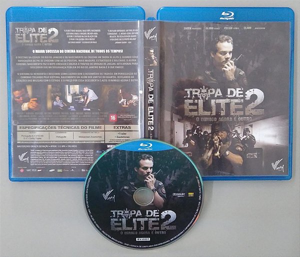Dvd [blu-ray] Tropa de Elite 2 Editora (2011) [usado]