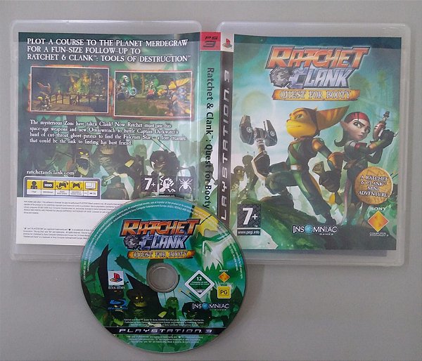 Dvd [jogo Ps3] Ratchet And Clank: Quest For Booty Editora Insomniac Games (2008) [seminovo]