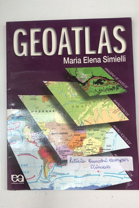 Livro Geoatlas Autor Simielli, Maria Elena (2008) [usado]