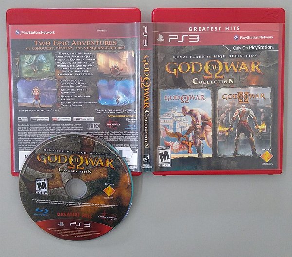 Dvd [jogo Ps3] God Of War Collection Editora Santa Monica (2010) [seminovo]
