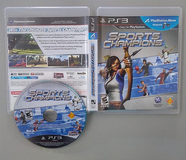 Dvd [jogo Ps3] Sports Champions Editora Zindagi Games (2010) [seminovo]
