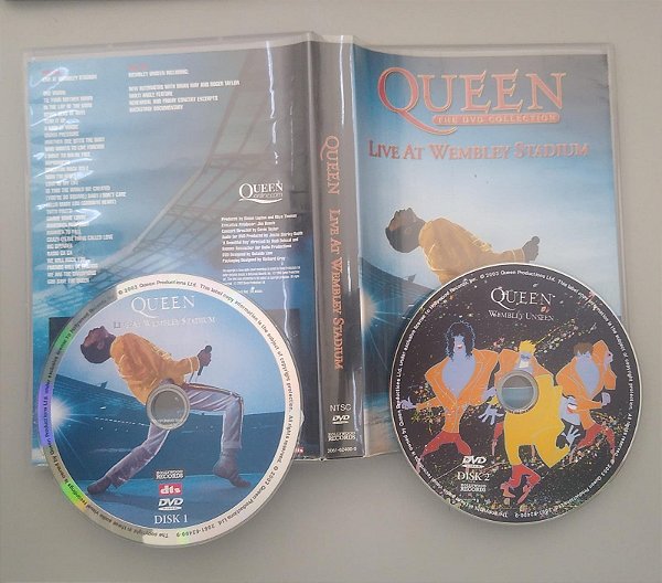 Dvd Queen - Live At Wembley Stadium (2 Discos) Editora (2003) [usado]