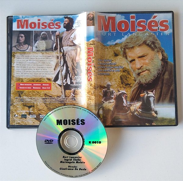 Dvd Moisés Editora (2002) [usado]