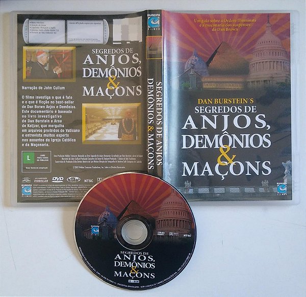 Dvd Segredos de Anjos, Demonios & Maçons Editora (2005) [seminovo]