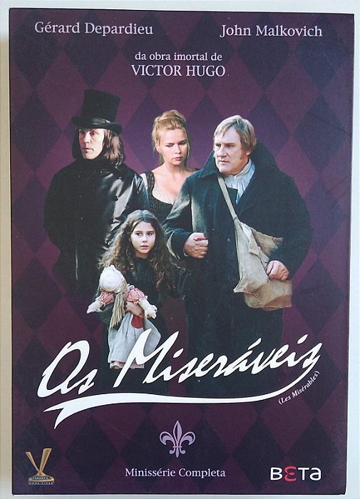 Dvd os Miseraveis (minisserie Completa) Editora Josée Dayan (2000) [seminovo]