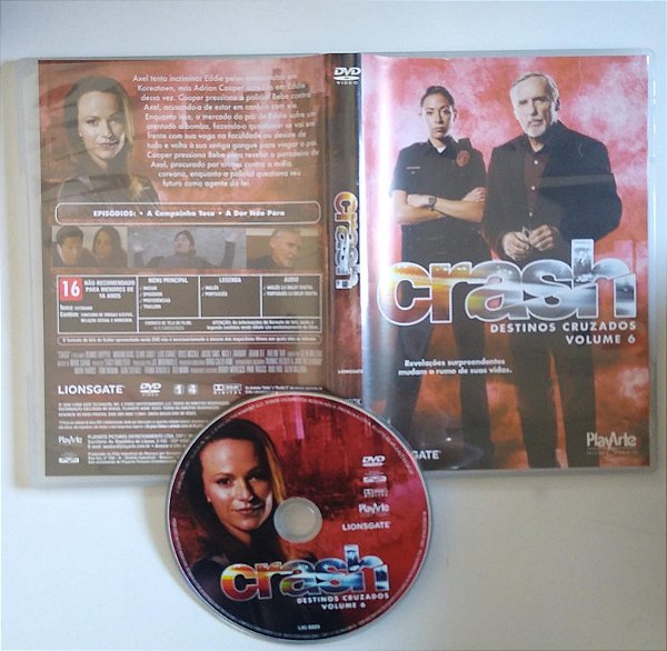 Dvd Crash - Destinos Cruzados (volume 6) Editora (2008) [seminovo]