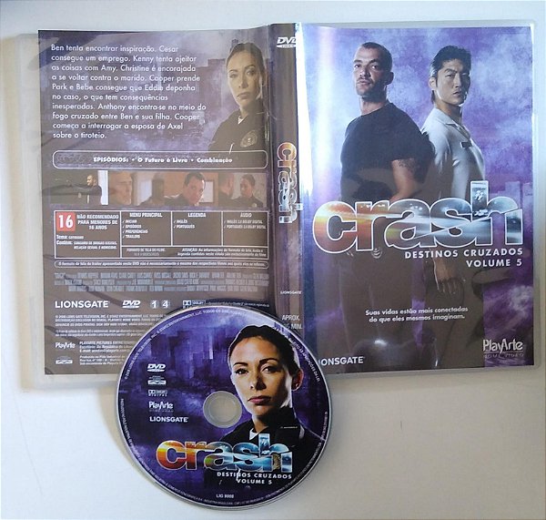 Dvd Crash - Destinos Cruzados (volume 5) Editora (2008) [seminovo]